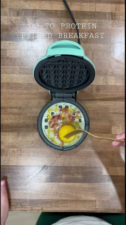 This Dash waffle maker is even better for eggs🙌🏼 #amazon #dash #amazonfinds #amazonmusthave