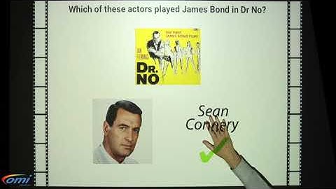 OM interactive Mobii Magic Surface Interactive Table/Floor System - Mobii Retro Film Quiz