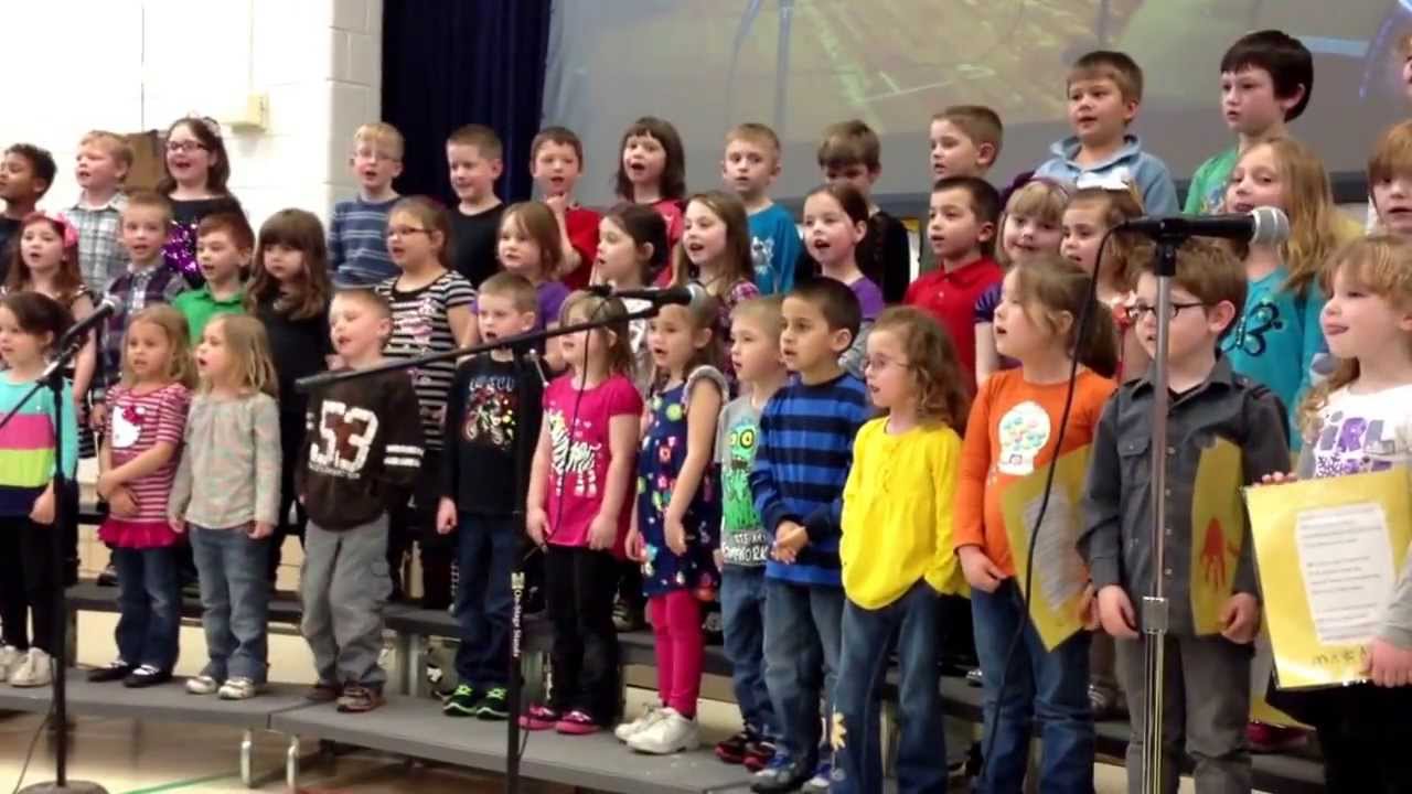 Kindergarten grandparents tea party at Ritter elementary YouTube