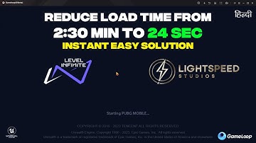 How to Reduce Pubg Load Time on Gameloop Emulator | PUBG Mobile Slow Opening in Gameloop