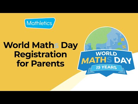 How to Register your Child for World Maths Day