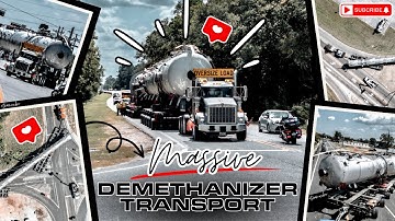 Massive Demethanizer Tower Transport