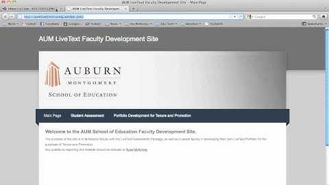 Creating a Hyperlink in your LiveText Portfolio