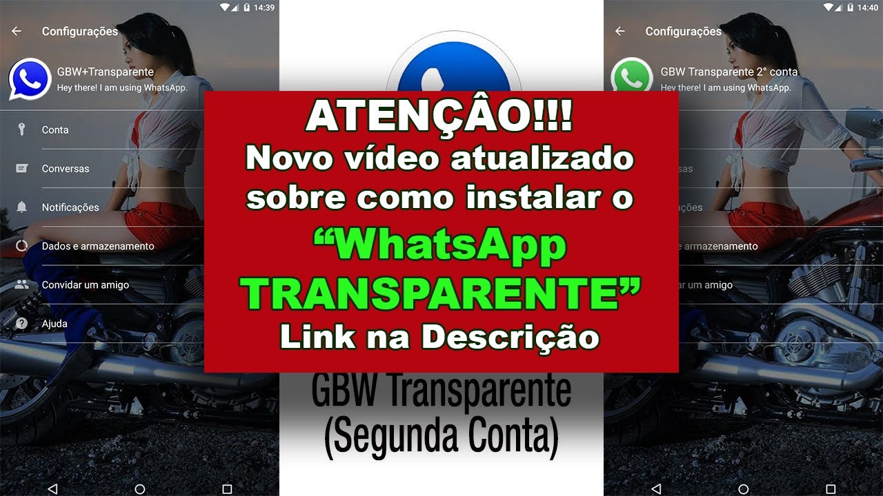 Baixar Gb Whatsapp Transparente V6 85 22 Abril 2019 Duas Contas