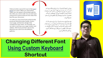 How to Change Two Different Font in MS Word Using Keyboard Shortcut .