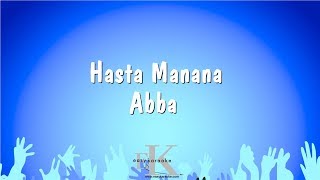 Hasta Manana - Abba (Karaoke Version)