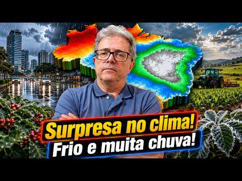 Clima vira de vez: chuva fora de época e frio intenso avançam pelo Brasil, Ronaldo Coutinho analisa