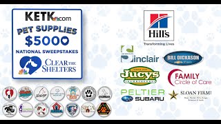 Clear the Shelters: $5k Pet Supply Sweepstakes 2022