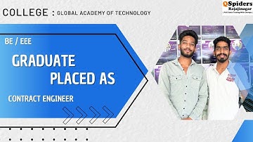 Placement Journey of BE  (EEE ) graduate as CONTRACT ENGINEER
