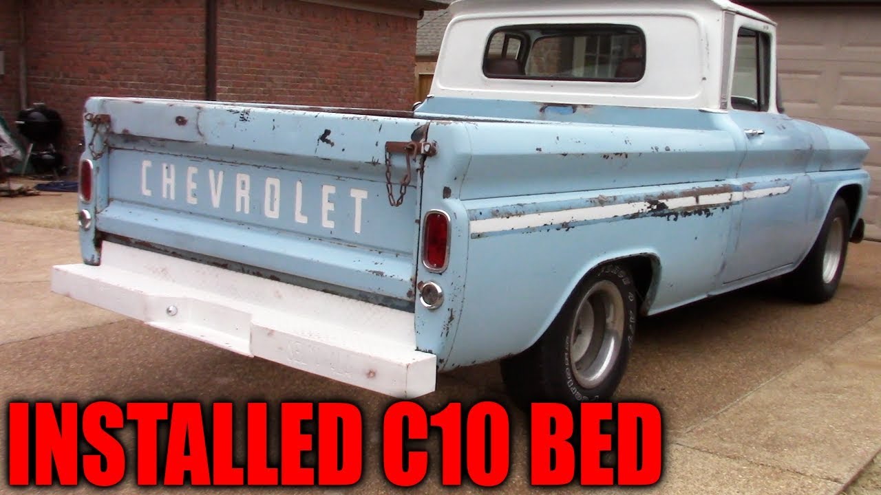 Fleetside bed installed YouTube