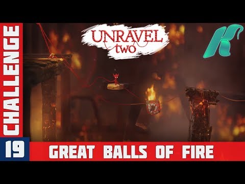 UNRAVEL 2 - Challenge 19 - GREAT BALLS OF FIRE Gameplay Walkthrough