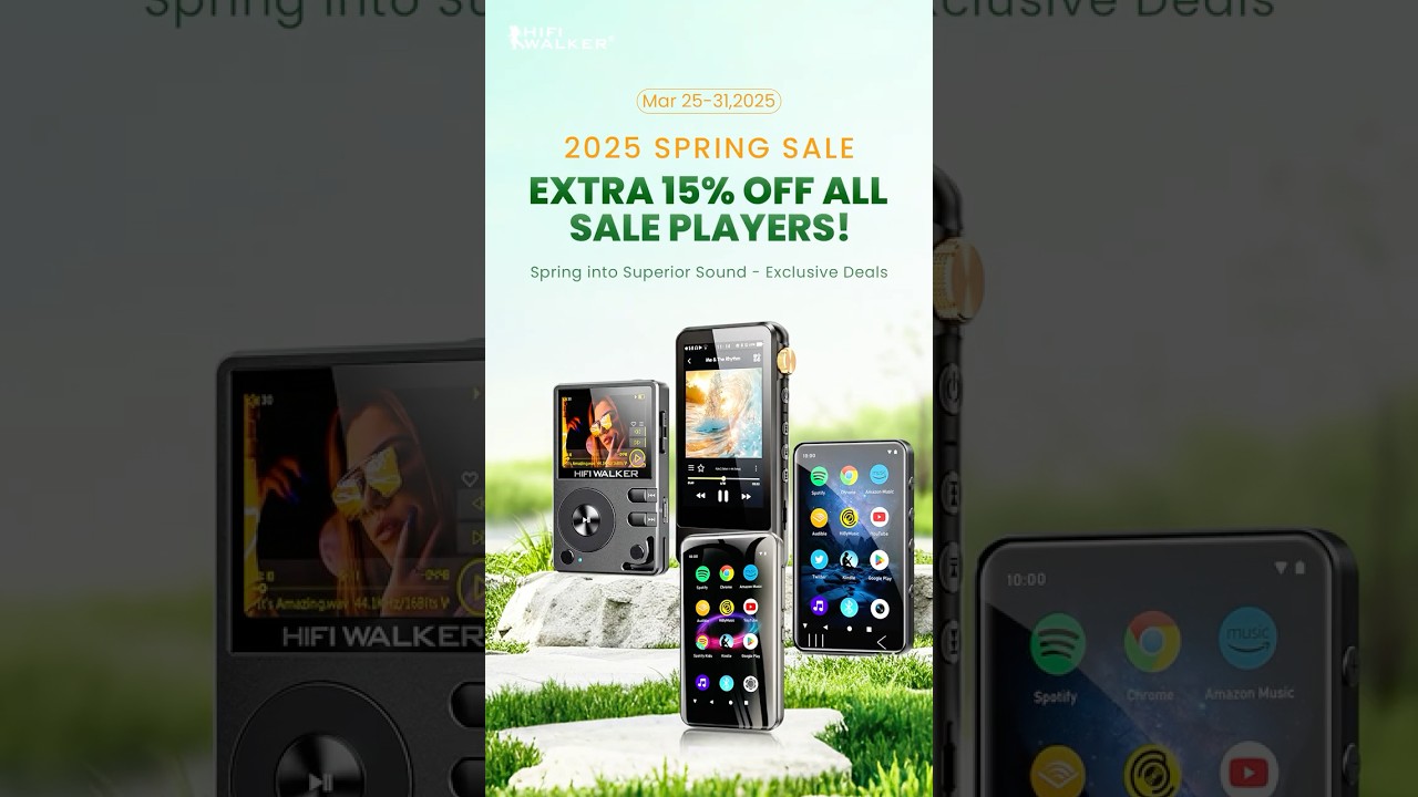 HIFI WALKER Audio Players Offer SUPERIOR Sound Quality 