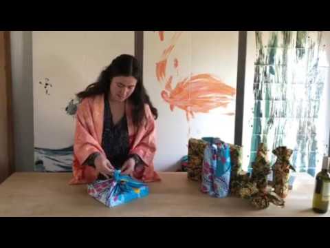 Tamakurya Boutique Furoshiki Eco-Wrap Masterclass: wrapping up a box