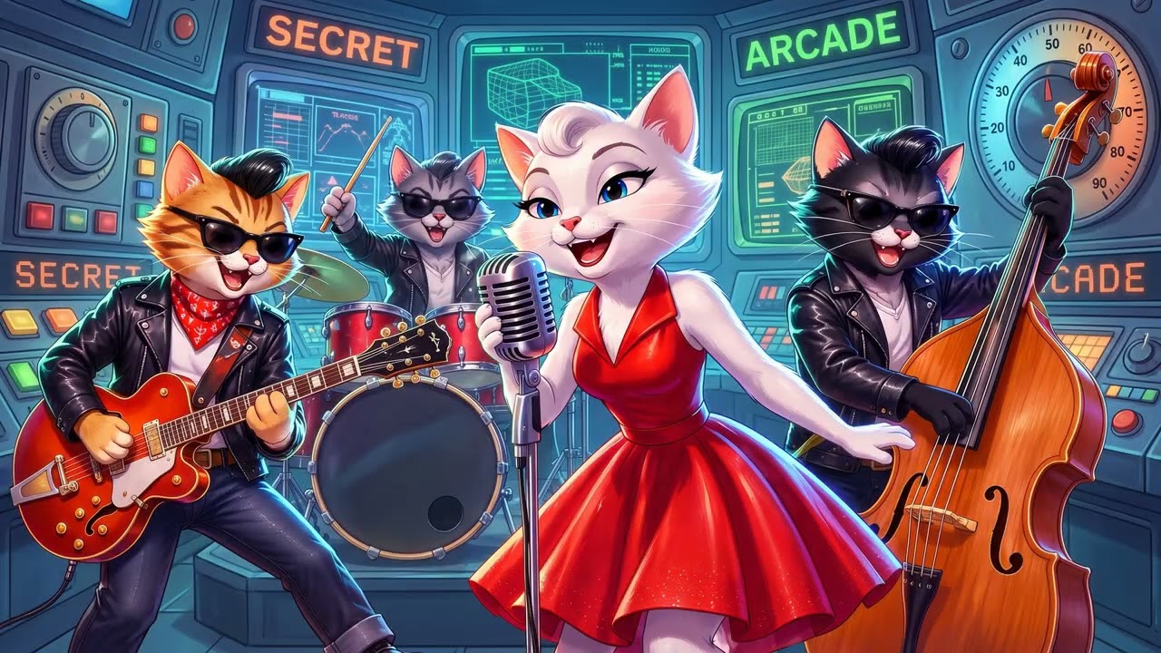 洋楽 Bombshell rocks/cityrats&alleycats Arcade Dial Secret — Original Oldies — Rock'n Roll Cats - YouTube