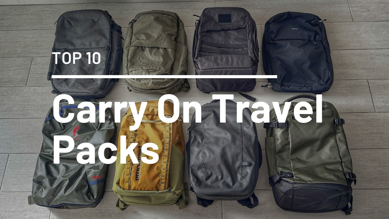 10 Best Carry On Backpacks (2025) - Favorites for One Bag Travel 10 Best Carry On Backpacks (2025) - Favorites for One Bag Travel