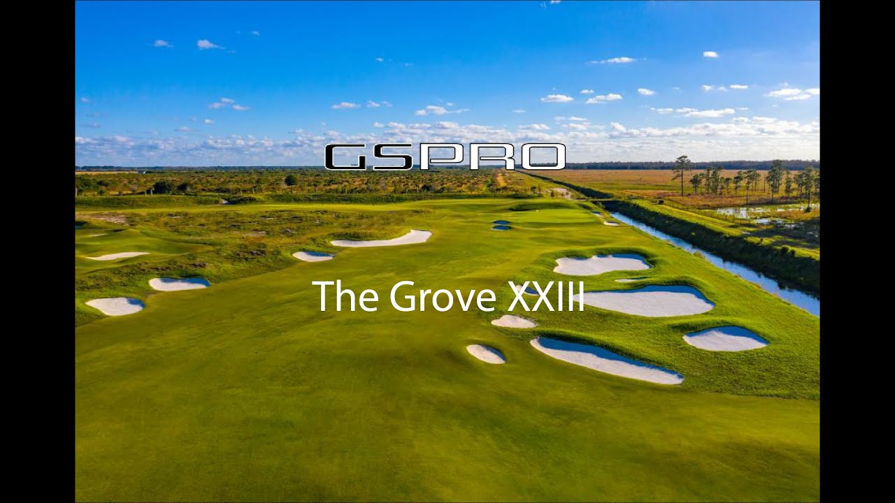 The Grove XXIII Bushnell Launch Pro GSPro Golf Simulator YouTube