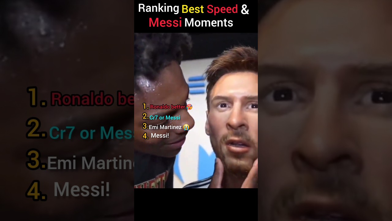 Ranking Best Speed & Messi Moments 😭 