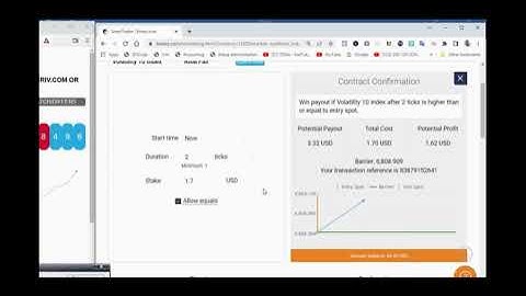 2 tick rise and fall binary.com deriv.com strategy 2022