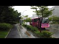 [4K] On a rainy day, walk in the southern part of Byeolnae New Town - bonus video, 보너스영상