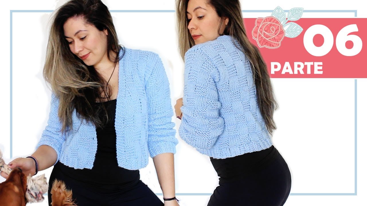06 CASAQUINHO DE TRICÔ PASSO A PASSO PARA INICIANTES - 