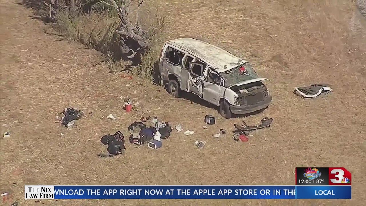 3 dead, 11 injured in rollover on US 287 near Alvord - YouTube