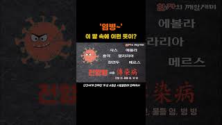 47. &#39;염병&#39;이 왜 욕이 됐나?  #어휘력 #한자상식