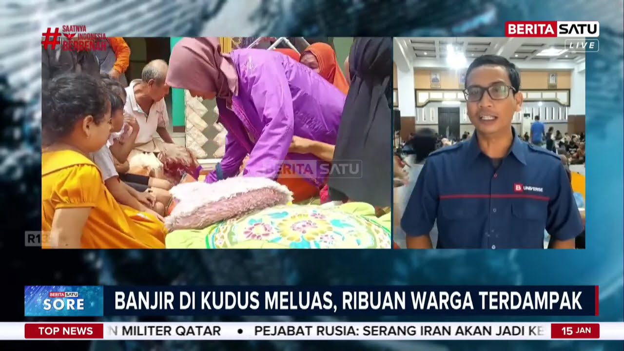 Curah Hujan Masih Tinggi, Banjir di Kudus Makin Tinggi 