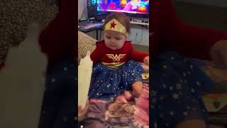 Charlotte In Her Wonder Woman Costume