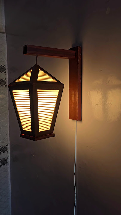 Cara Membuat Lampu Gantung Dinding || Lampu Tidur yang Menakjubkan || #shorts #youtubeshorts #light