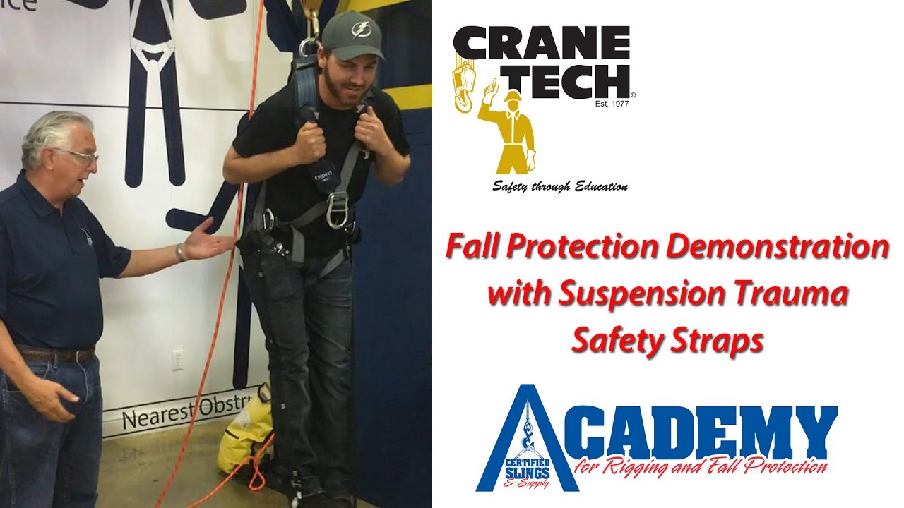 Suspension Trauma Safety Strap Demonstration - YouTube