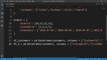 Python - Pandas Join ve Merge