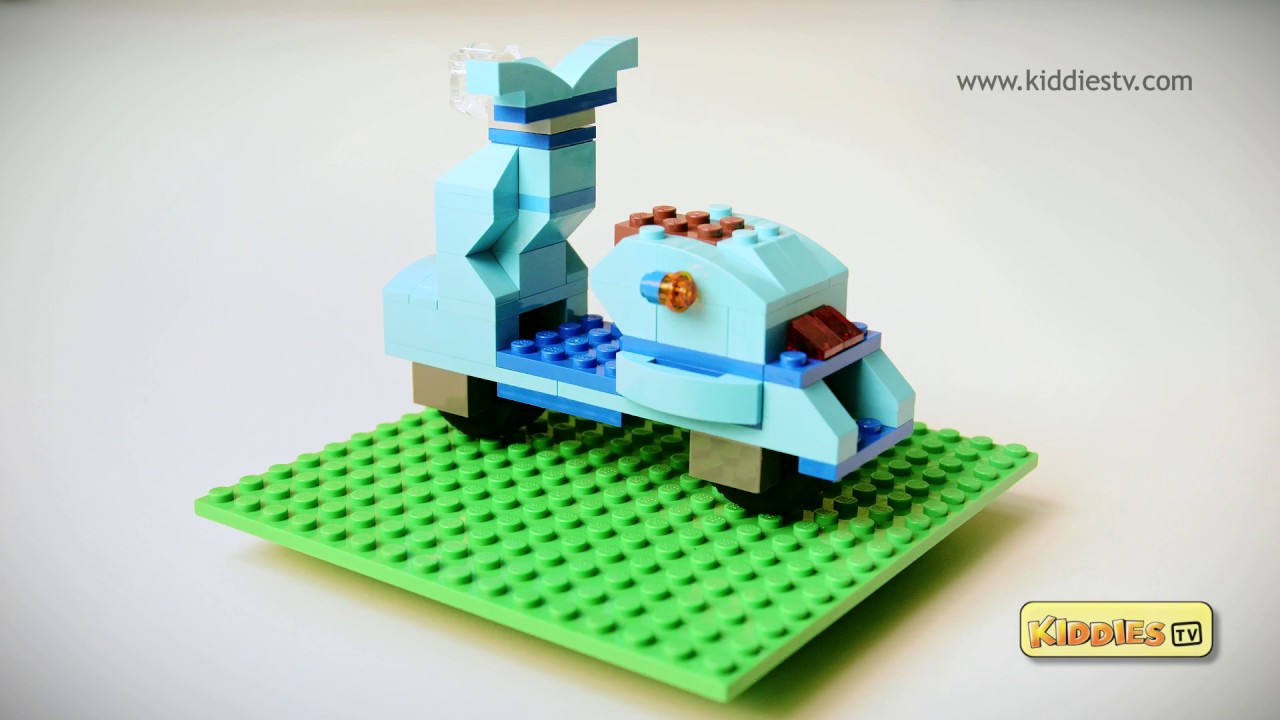 Lego classic elements Scooter formation Brick builder Lego learn