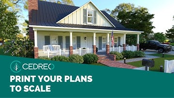[Cedreo Tutorial] How to Print a Scale Plan?
