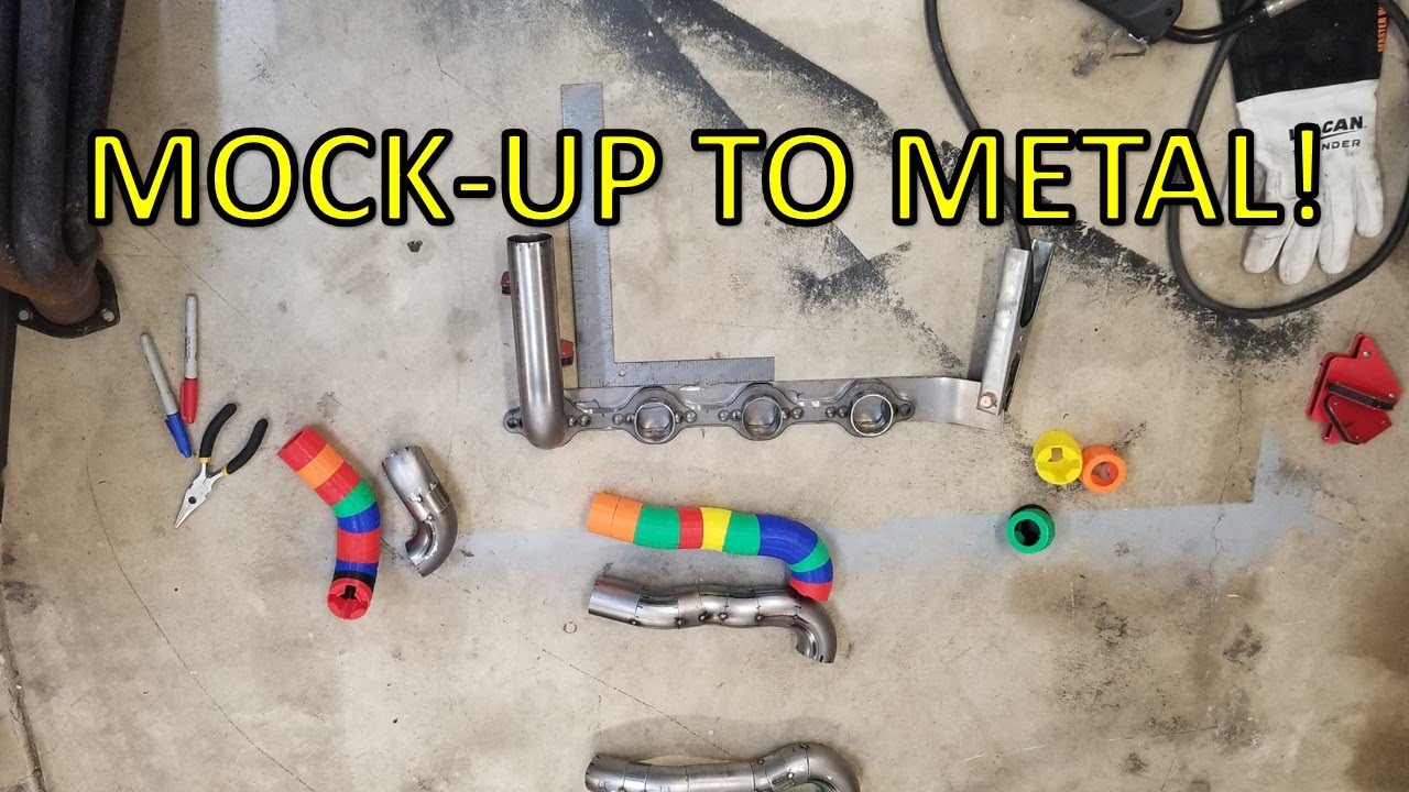 Building Custom Headers for the 331. Driver side gets figured out ...