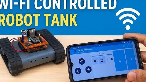 DIY Wi-Fi Controlled Robot Tank | Mobile Controlled NodeMCU Smart Robot | Easy Arduino IoT Project