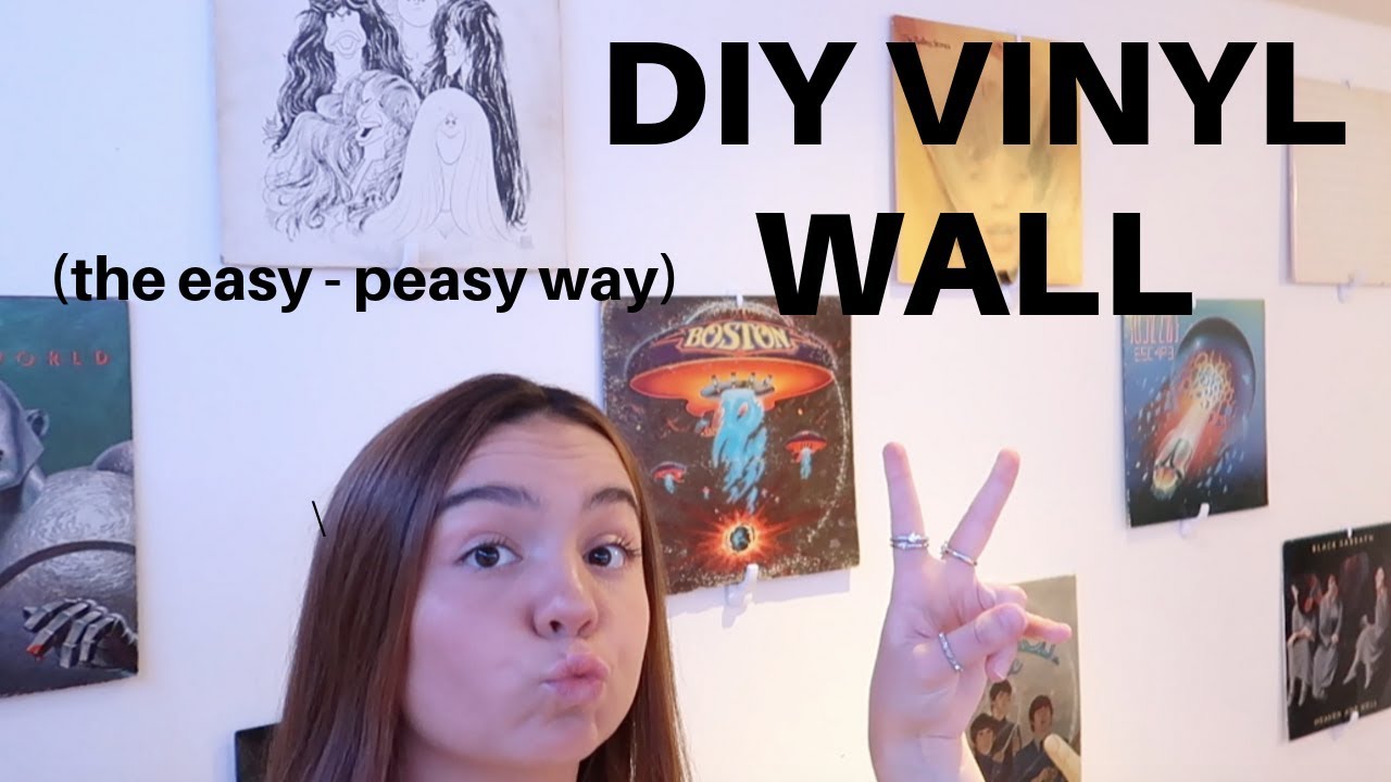 DIY VINYL WALL Room Decor YouTube