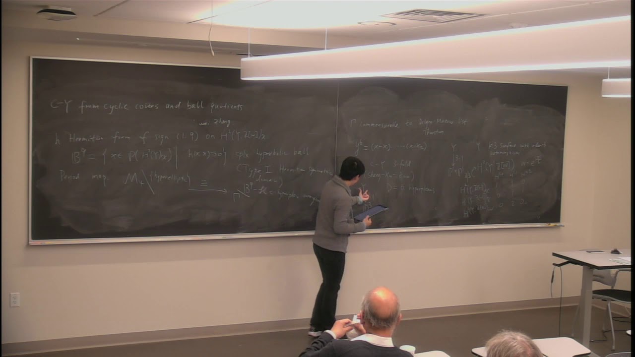 Chenglong Yu | Calabi-Yau varieties via cyclic covers and arithmetic ...