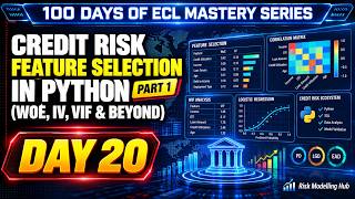 DAY 20 | Credit Risk Feature Selection in Python-Part 1 | 100 Days of ECL MASTERY SERIES #creditrisk