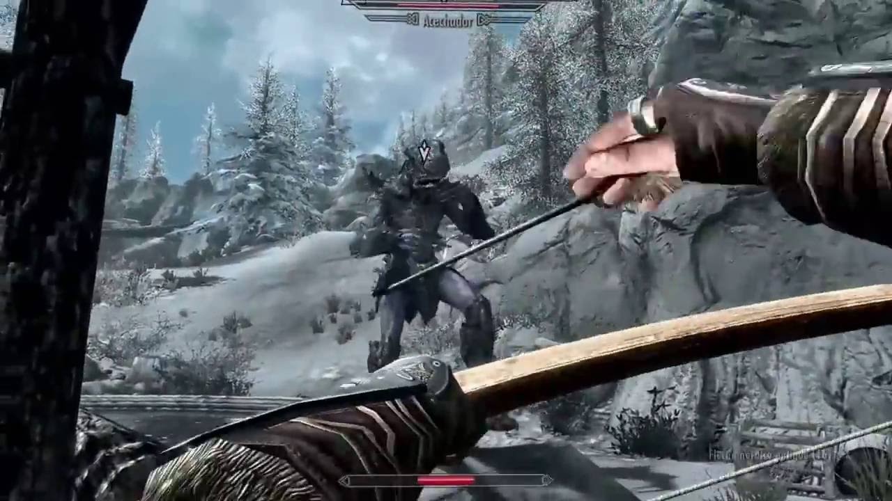 Skyrim  como matar un acechador