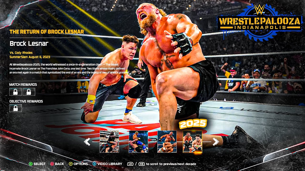 WWE 2K26: Шоу Брока Леснара — возможные матчи и разблокируемые предметы!