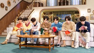 BTS、7人揃って仲良く編み物!?【※字幕ONに】/ロッテ「XYLITOL×BTS Smile」CM+メイキング