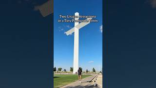 Two Unique Attractions in a Tiny Panhandle Town - Giant Cross & Leaning Tower of Texas - Groom, TX