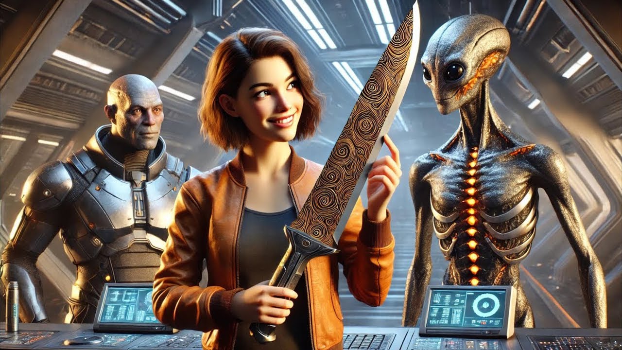 EL FORJADOR ALIEN DIJO: «ACERO IMPOSIBLE»—ELLA RÍE: «DAMASCO; MI TÍO LO HACE LOS FINDES EN SU CASA.