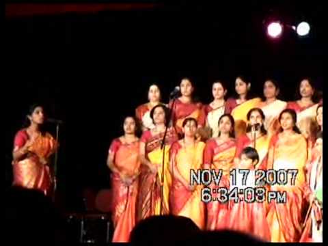 Karnataka Naada Geethe by Sri Kuvempu sung in Deepotsava - 2007 at Kannada Koota of Northern California