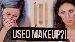 We Got Sold USED KKW Beauty Makeup Off Ebay?! (Beauty Break)