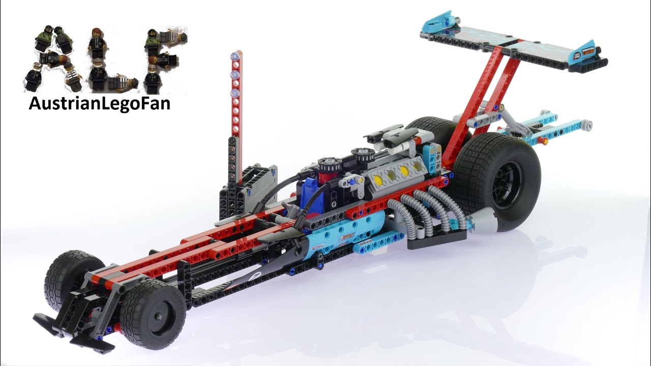 Orient Blive opmærksom Tale Lego Technic 42050 Supercharged Dragster - Lego Speed Build Review - YouTube