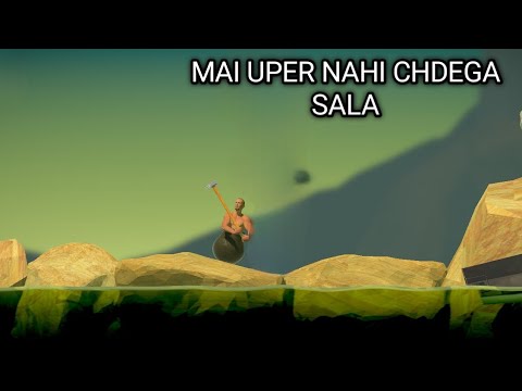 FIRST TIME PLAY GETTING OVER IT GAME - YouTube
