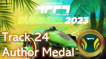 How to get Author Medal: Track 24 Summer 2023. Trackmania PS5