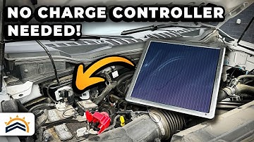 Connecting A Solar Panel Directly To A Car Battery | Will It Damage The Battery?