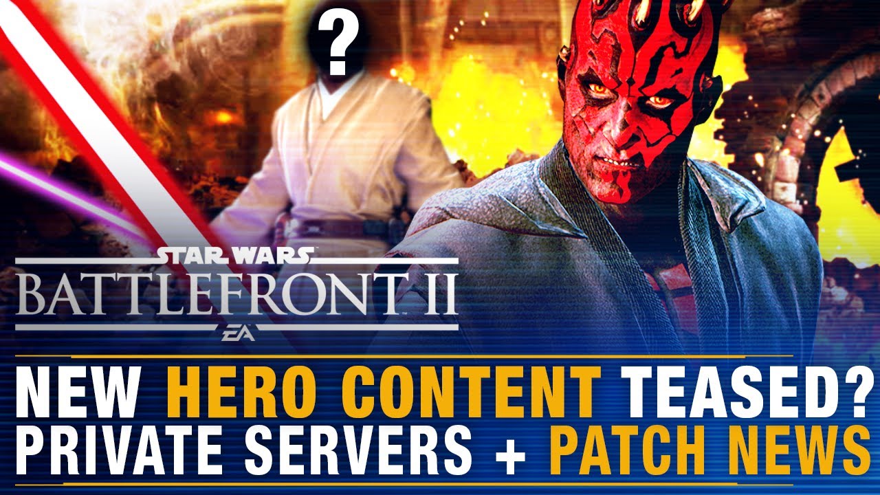Battlefront Update | Potential HERO Content Teases + DICE On Private Servers + New Patch News Battlefront Update | Potential HERO Content Teases + DICE On Private Servers + New Patch News